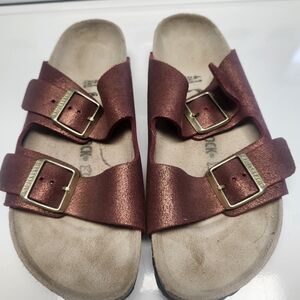 Birkenstock Brown Sandals Comfortable Cork Footbed